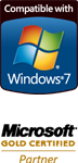AdQue is compatible with Windows 7. Data Concepts is a Microsoft Certified Gold Partner.