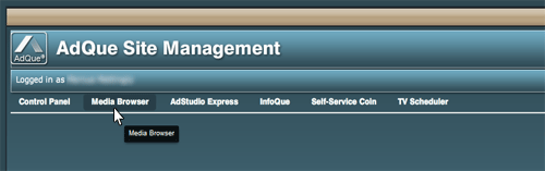 AdQue Site Management