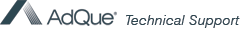 AdQue Technical Support