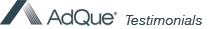 AdQue Testimonials